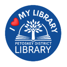 Library parking lot sticker