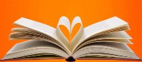 boog with pages that make a heart