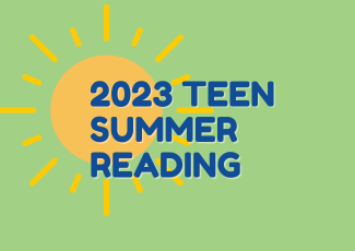 Teen summer reading 2023 on light green background
